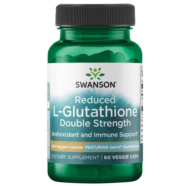 Maisto papildas SWANSON L-GLUTATIONAS REDUKUOTAS 200mg N60